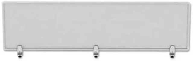 Alt view image 14 of 20 - Polycarbonate Privacy Panel, 65w X 18h, Silver