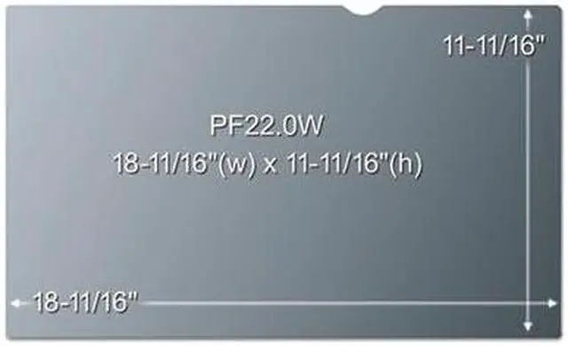 Alt view image 14 of 20 - 3M Blackout Frameless Privacy Filter for 22" Widescreen LCD Monitor 16:10