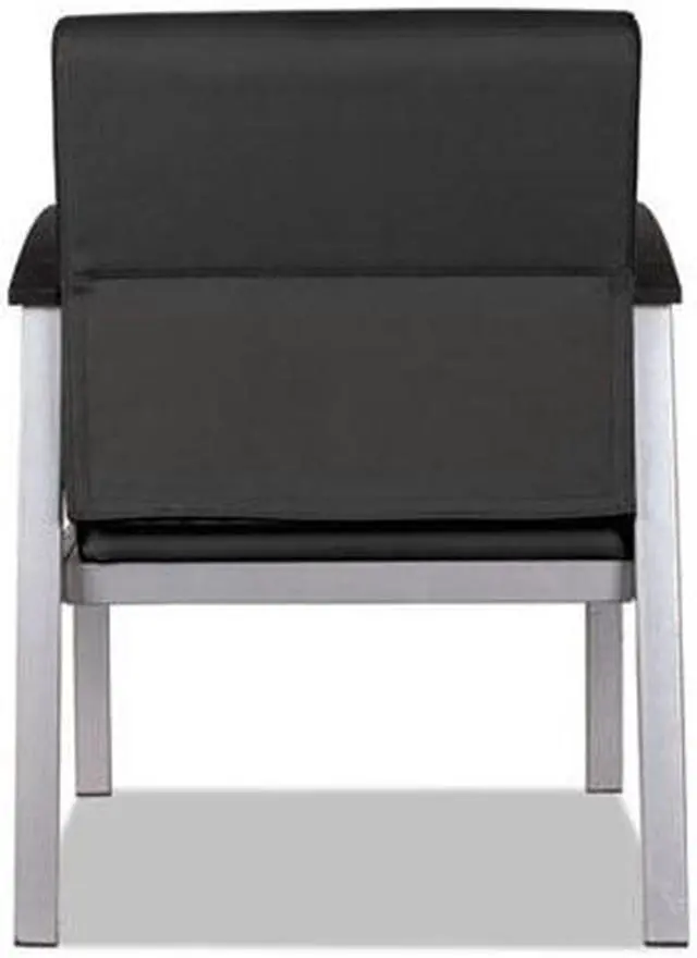 Alt view image 14 of 20 - Alera metaLounge Series Mid-Back Guest Chair, 21.85" x 23.62" x 17.71", Black