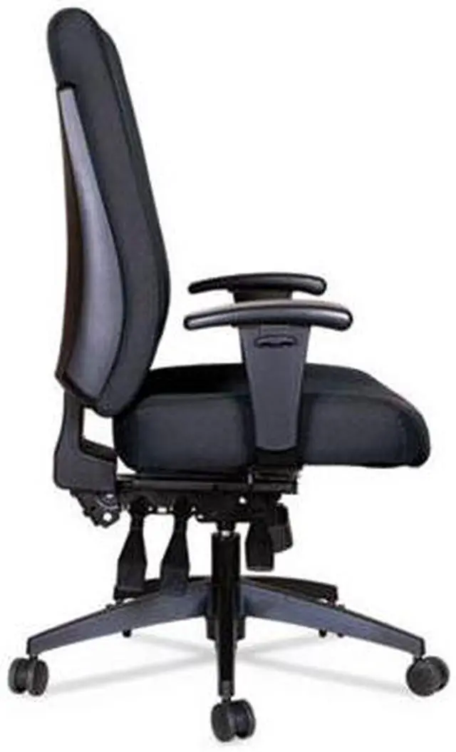 Alt view image 13 of 20 - Alera Wrigley Series 24/7 High Performance High-Back Multifunction Task Chair Black HPT4101
