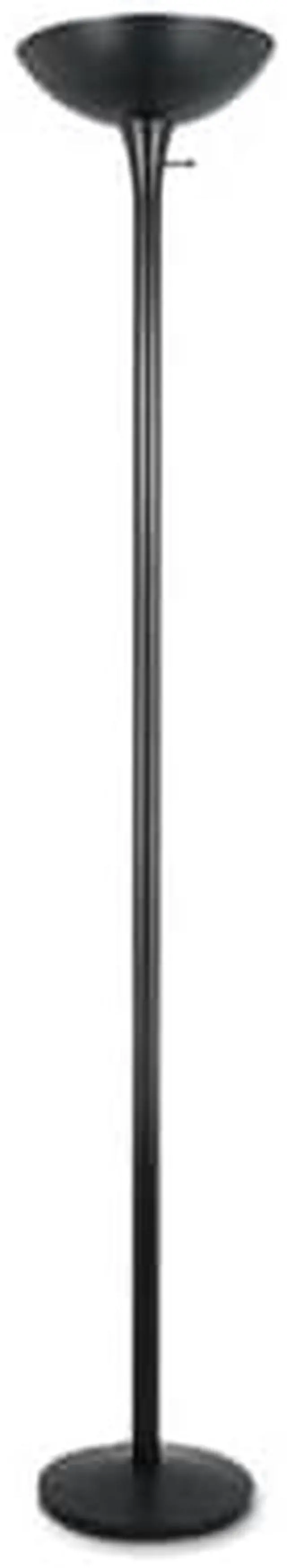 Alt view image 8 of 10 - Torchier Floor Lamp, 72"H, Black
