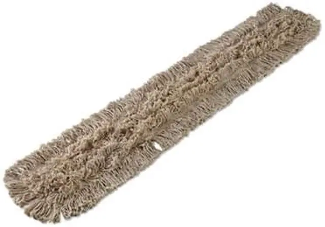 Alt view image 7 of 14 - Boardwalk Industrial Dust Mop Head Hygrade Cotton 48w x 5d White 1348
