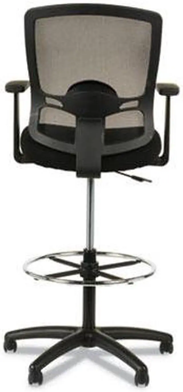 Alt view image 16 of 20 - Alera Etros Series Mesh Stool Black ET4614