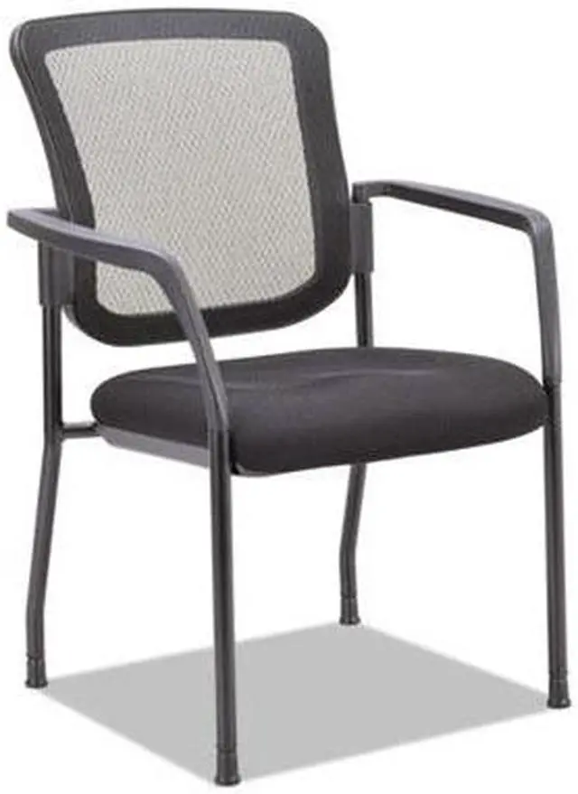 Alt view image 20 of 20 - Alera - EL4314 - Mesh Guest Stacking Chair, Black
