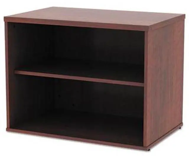 Alt view image 16 of 20 - Alera Open Office Low Storage Cabinet Credenza, 29 1/2 X 19 1/8x 22 7/8, Cherry