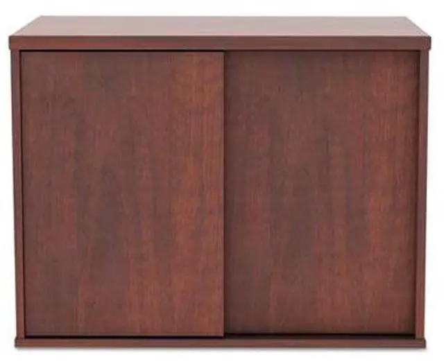 Alt view image 18 of 20 - Alera Open Office Low Storage Cabinet Credenza, 29 1/2 X 19 1/8x 22 7/8, Cherry