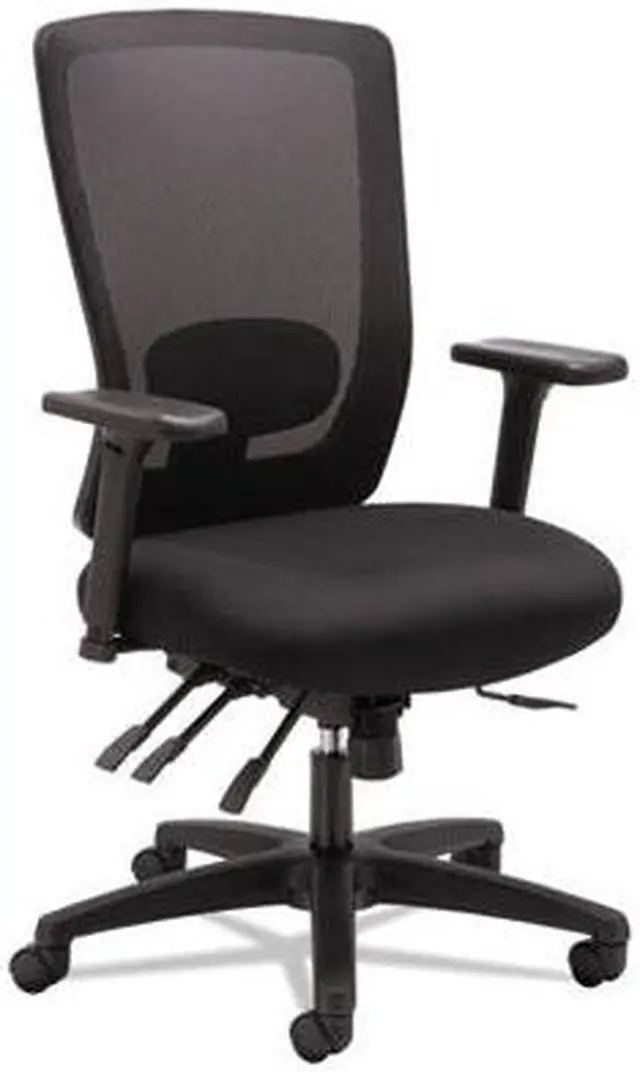 Alt view image 18 of 20 - Alera - HALE754 - Alera Envy Series Mesh High-Back Multifunction Chair, Black