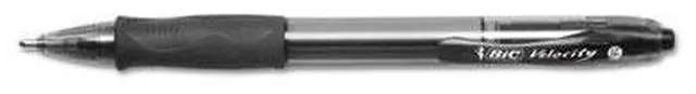Alt view image 14 of 20 - BIC Velocity Retractable Ball Pen Black Ink 1.6 mm 36/Pack VLGB361BK