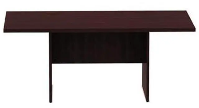Alt view image 7 of 9 - Alera Valencia Series Conference Table Rectangle 70 7/8wx41 3/8dx29 1/2h Mahogany VA717242MY