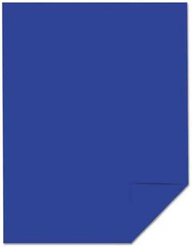Alt view image 7 of 7 - Wausau Paper 21906 Astrobrights Colored Paper, 24lb, 8-1/2 x 11, Blast-Off Blue, 500 Sheets/Ream