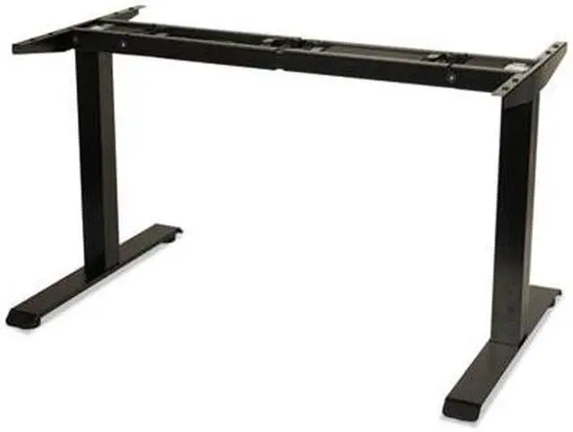 Alt view image 17 of 20 - 2-Stage Electric Adjustable Table Base, 27 1/4" to 47 1/4" High, Black