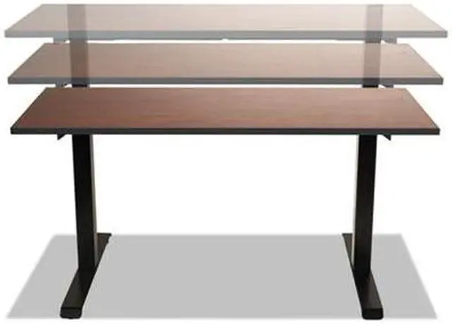 Alt view image 18 of 20 - 2-Stage Electric Adjustable Table Base, 27 1/4" to 47 1/4" High, Black