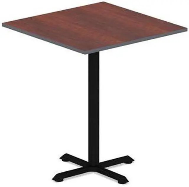 Alt view image 9 of 14 - Reversible Laminate Table Top, Square, 35 1/2 x 35 1/2, Medium Cherry/Mahogany
