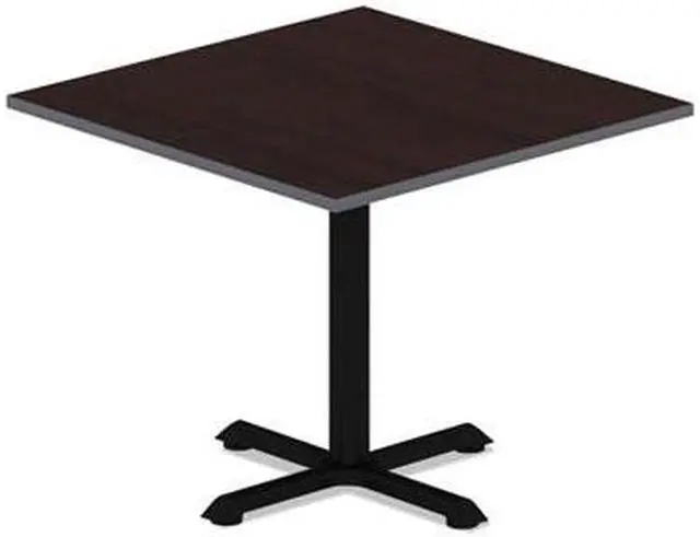 Alt view image 11 of 14 - Reversible Laminate Table Top, Square, 35 1/2 x 35 1/2, Medium Cherry/Mahogany
