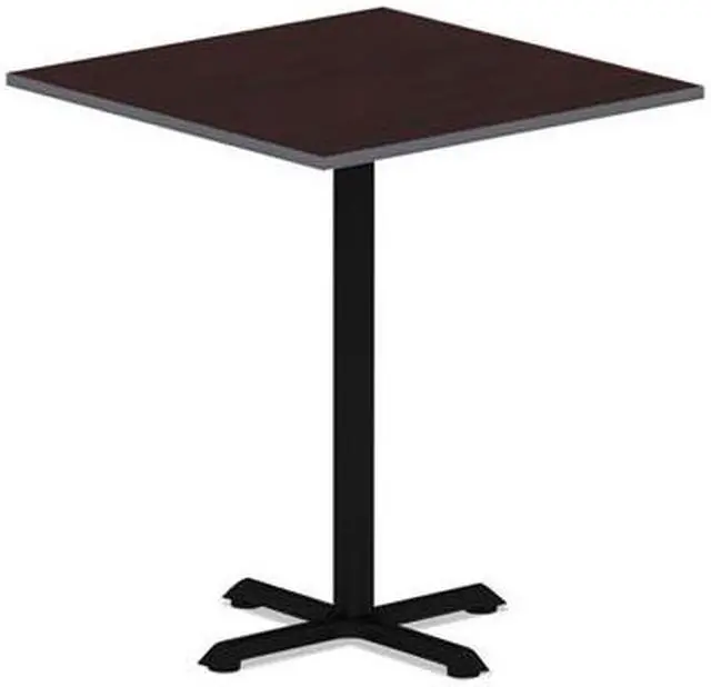 Alt view image 13 of 14 - Reversible Laminate Table Top, Square, 35 1/2 x 35 1/2, Medium Cherry/Mahogany