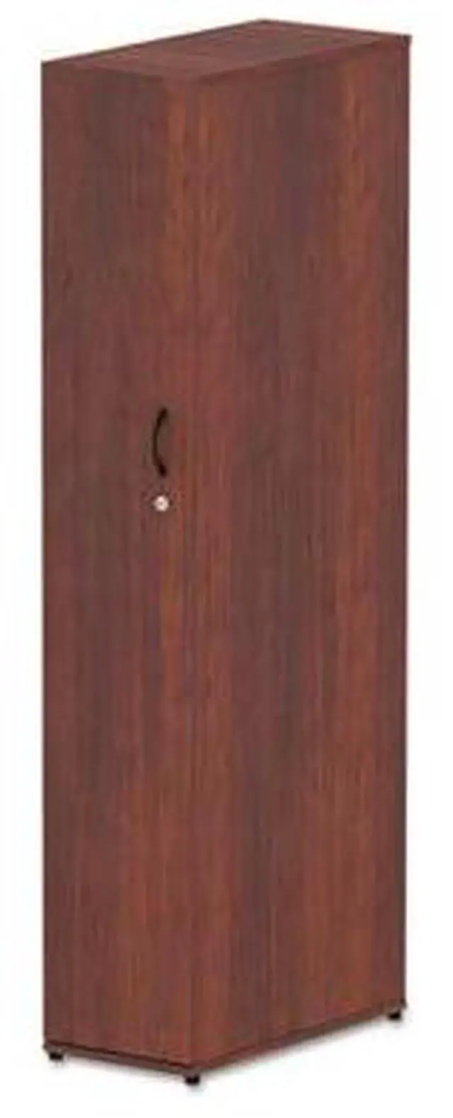 Alt view image 7 of 15 - Alera Valencia Series Wardrobe 11 7/8w x 23 5/8d x 65h Medium Cherry VA621224MC