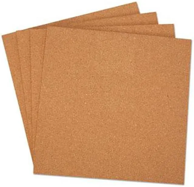 Alt view image 5 of 11 - Universal Cork Tile Panels - UNV43404