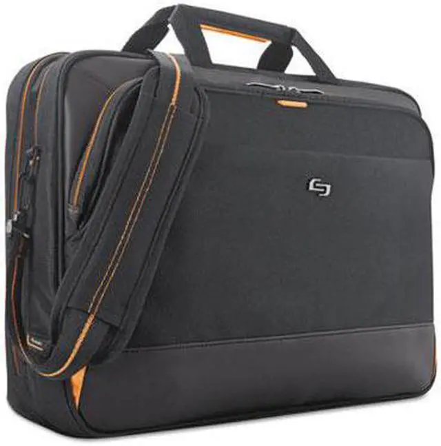 Alt view image 10 of 12 - Solo Urban Carrying Case for 11" to 17.3" Apple iPad Ultrabook - Black, Gold UBN3004
