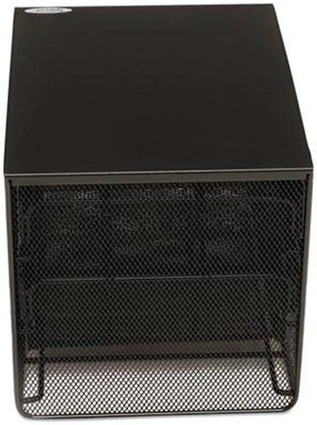 Alt view image 13 of 20 - 3 Drawer Hospitality Organizer 7 Compartments 11 1/2w x 8 1/4d x 8 1/4h Bk