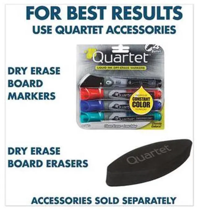 Alt view image 12 of 20 - Mead Dry-erase Board w/Marker Tray, Aluminum - MEA85358