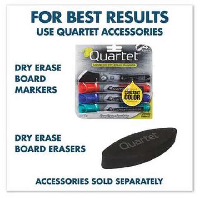 Alt view image 6 of 10 - Dry Erase Board, Melamine Surface, 48 X 36, Aluminum Frame
