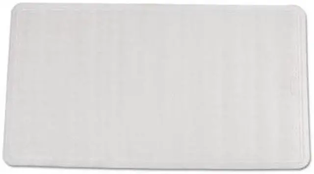 Alt view image 7 of 8 - Rubbermaid 1982726 Safti-Grip Latex-Free Vinyl Bath Mat, 16 X 28, White
