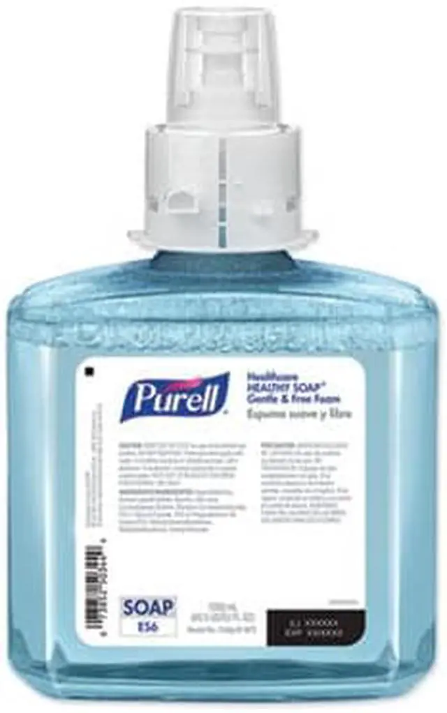 Alt view image 3 of 4 - Purell Unscented,  Liquid,  Hand Soap,  1200mL,  Pump Bottle,  ES6,  PK 2