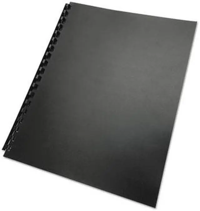 Alt view image 5 of 12 - 100% Recycled Poly Binding Cover, 11 x 8 1/2, Black, 25/Pack 25818