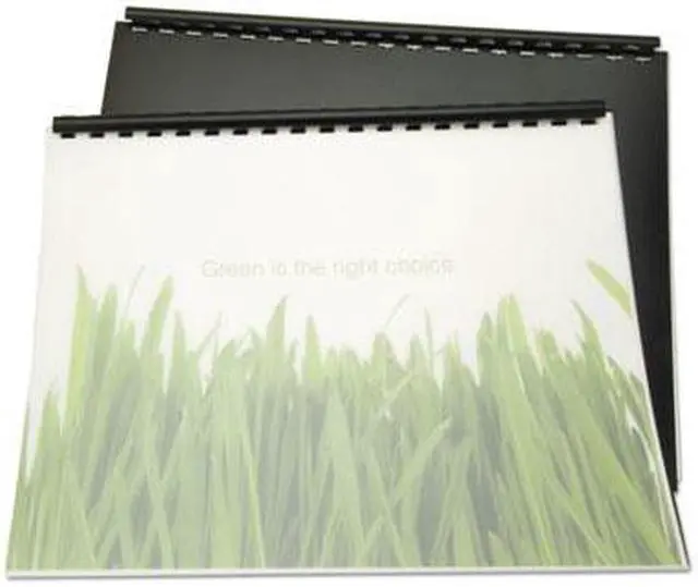 Alt view image 9 of 12 - Gbc 100% Recycled Poly Binding Cover, 11 X 8 1/2, Frost, 25/Pack 25817