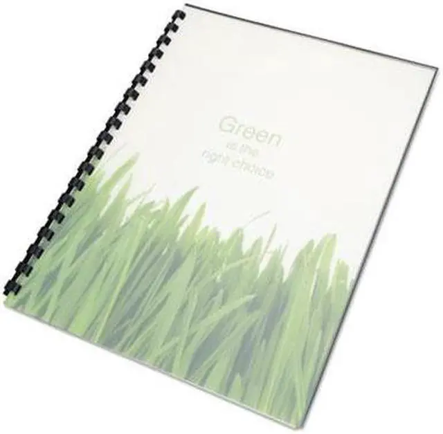 Alt view image 11 of 12 - Gbc 100% Recycled Poly Binding Cover, 11 X 8 1/2, Frost, 25/Pack 25817