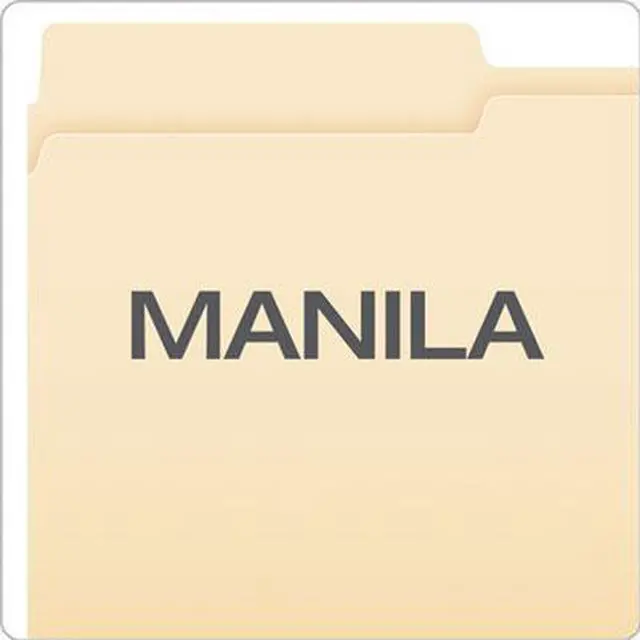Alt view image 6 of 11 - Pendaflex Essentials File Folders 1/2 Cut Top Tab Letter Manila 100/Box 75212