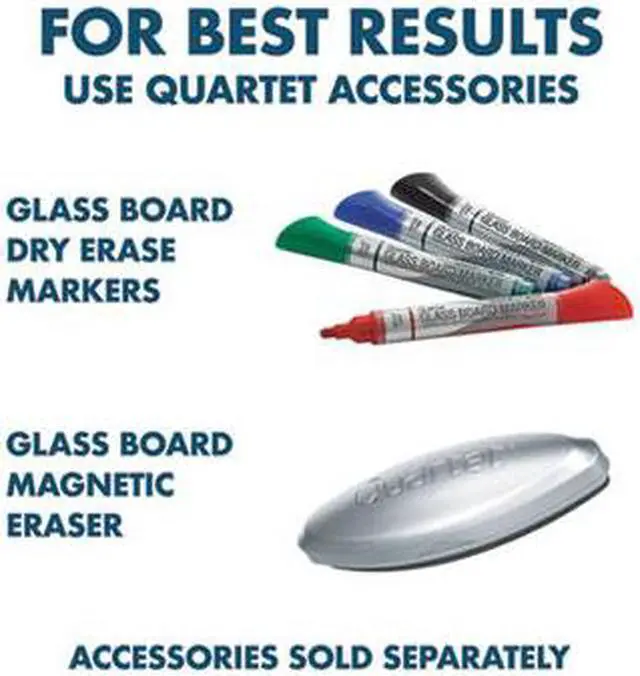 Alt view image 9 of 12 - Quartet Infinity PDEC1830 Magnetic Glass Dry-Erase Cubicle Board, White Surface, Frameless, 30”W x 18”H