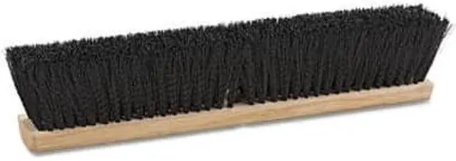 Alt view image 10 of 14 - Boardwalk Floor Brush Head 18" Wide Black Medium Weight Polypropylene Bristles