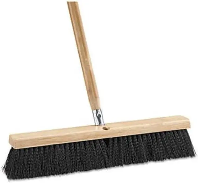 Alt view image 11 of 14 - Boardwalk Floor Brush Head 18" Wide Black Medium Weight Polypropylene Bristles