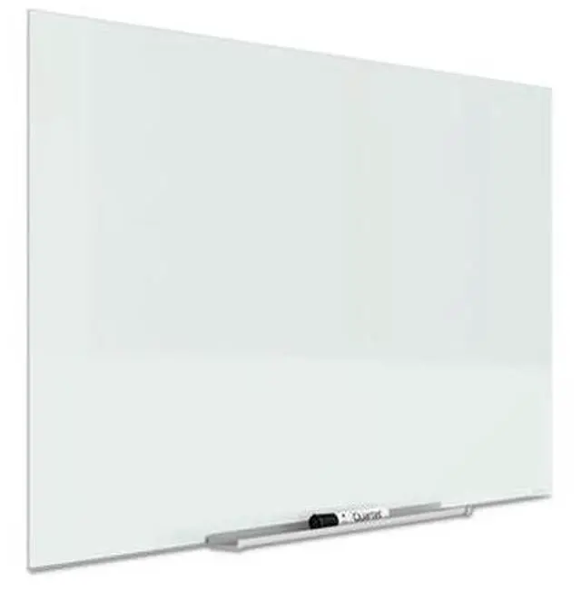 Alt view image 17 of 20 - Quartet InvisaMount Magnetic Glass Marker Board Frameless 85" x 48" White Surface G8548IMW
