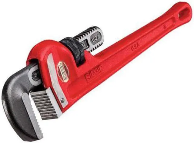 Alt view image 9 of 9 - RIDGID 31015 12 in L 2 in Cap. Cast Iron Straight Pipe Wrench
