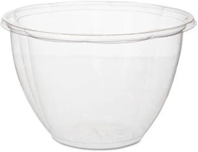Alt view image 4 of 4 - Salad Bowls, 48 oz, 6.69" Diameter x 4.38"h, Clear, 300/Carton EPSB48BASE