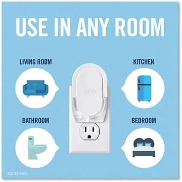 Alt view image 5 of 20 - Febreze PLUG Air Freshener Refills Gain Original 0.87 oz 74903EA