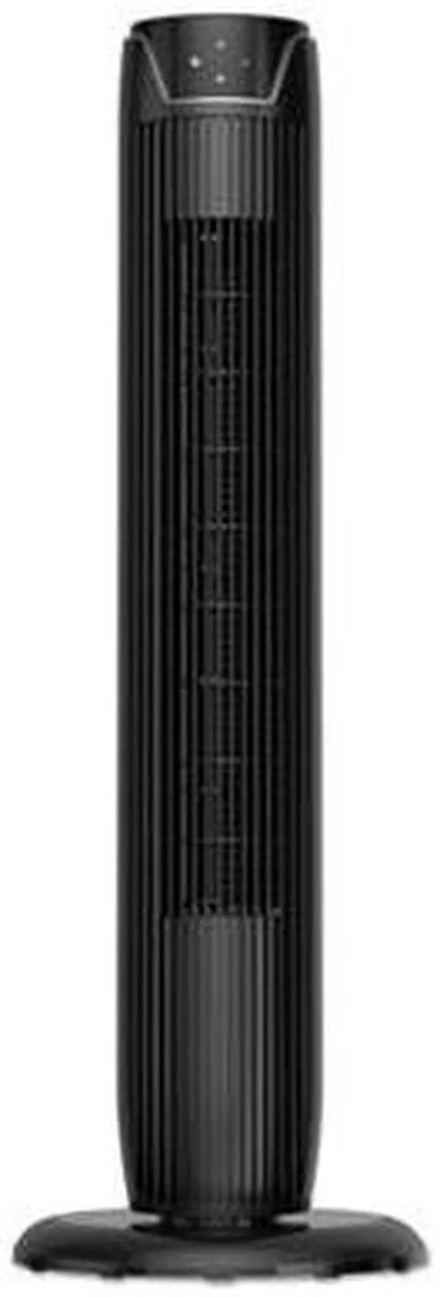 Alt view image 7 of 8 - Alera 36" 3-Speed Oscillating Tower Fan with Remote Control Plastic Black FAN363