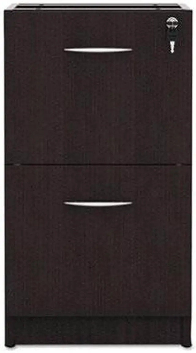 Alt view image 4 of 16 - Alera Valencia File/File Drawer Full Ped, 15 5/8 x 20 1/2 x 28 1/2, Espresso