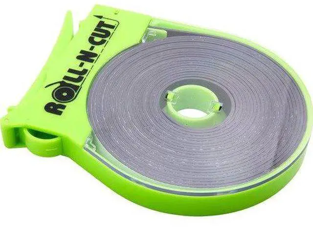 Alt view image 9 of 14 - Baumgartens Magnetic Tape Roll w/Dispenser 1/2"x15' BK Tape/GN Dispenser 66021