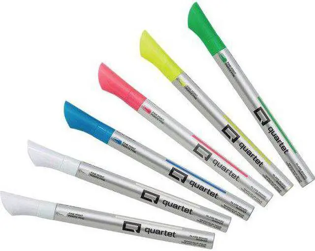 Main image of Quartet Markers, Neon, Fine Tip, 6/PK, Assorted (QRT79558Q)