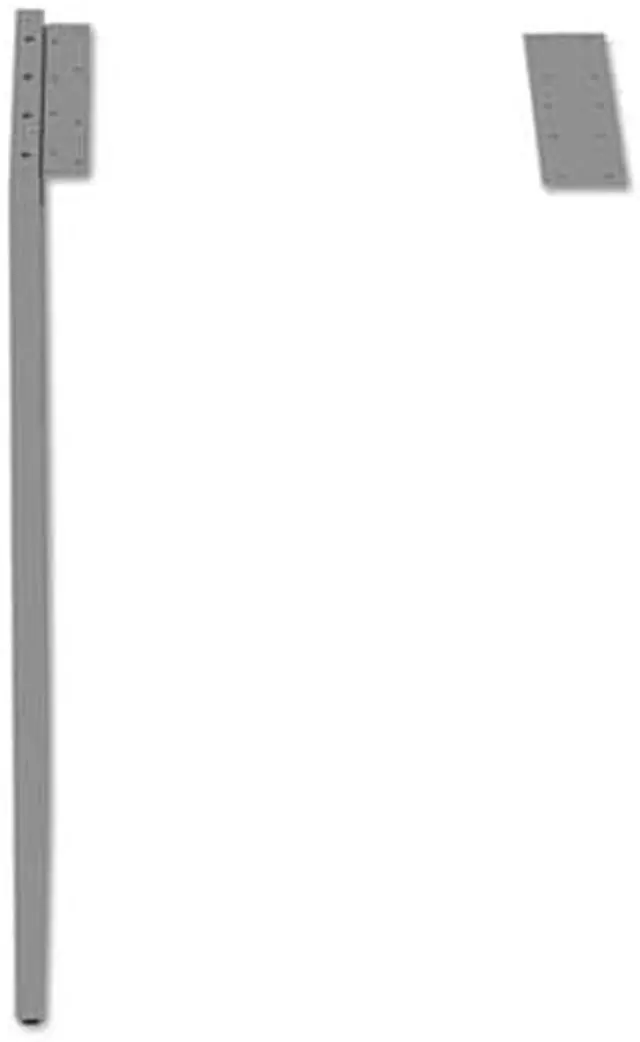 Alt view image 9 of 20 - Alera  ALELSRT24GR Includes one O-Leg, mounting bracket, and hardware