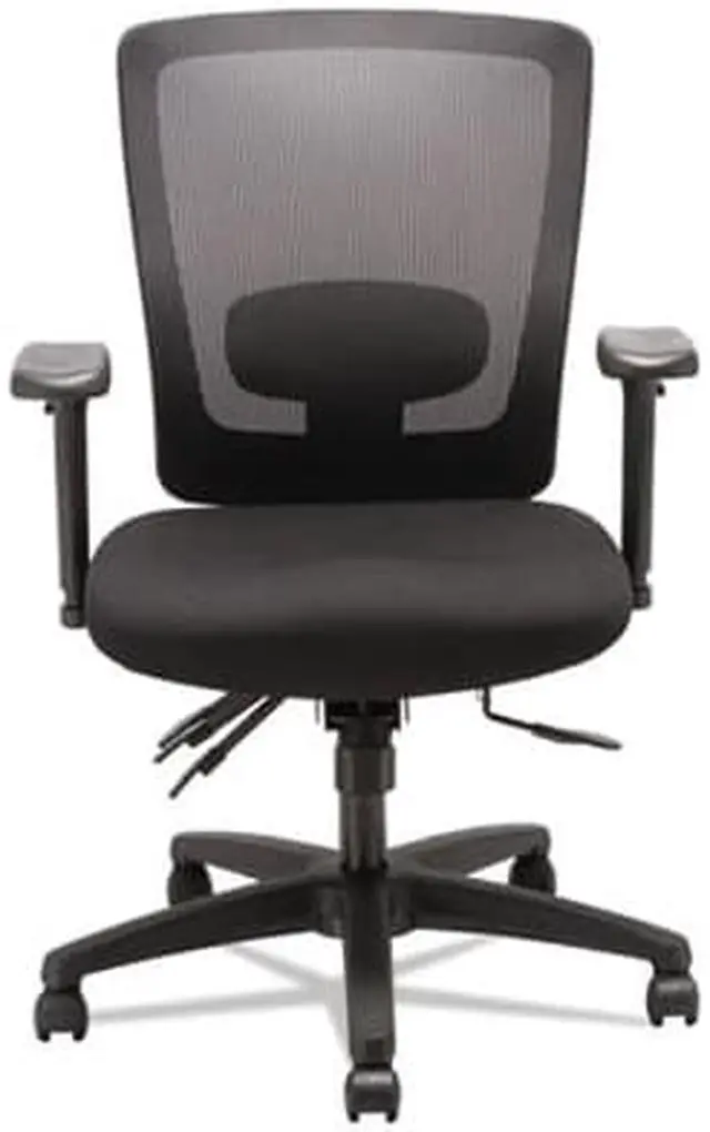 Alt view image 19 of 20 - Alera - HALE752 - Alera Envy Series Mesh Mid-Back Multifunction Chair, Black