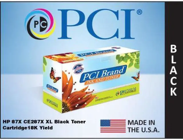 Alt view image 2 of 3 - Premium Compatibles CF287X-PCI PCI Brand Alt. HP CF287X Black Toner Ctg