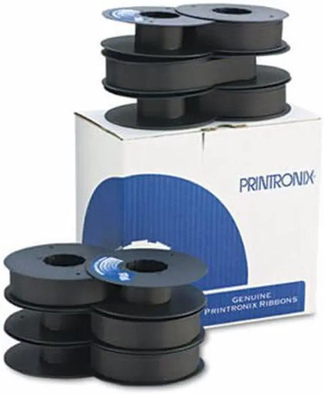 Alt view image 10 of 10 - Printronix 107675007 Text Ribbon Black