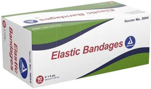 Alt view image 4 of 4 - DYNAREX 3664 Elastic Bandage, 4In x 12 ft. 18 In., PK50