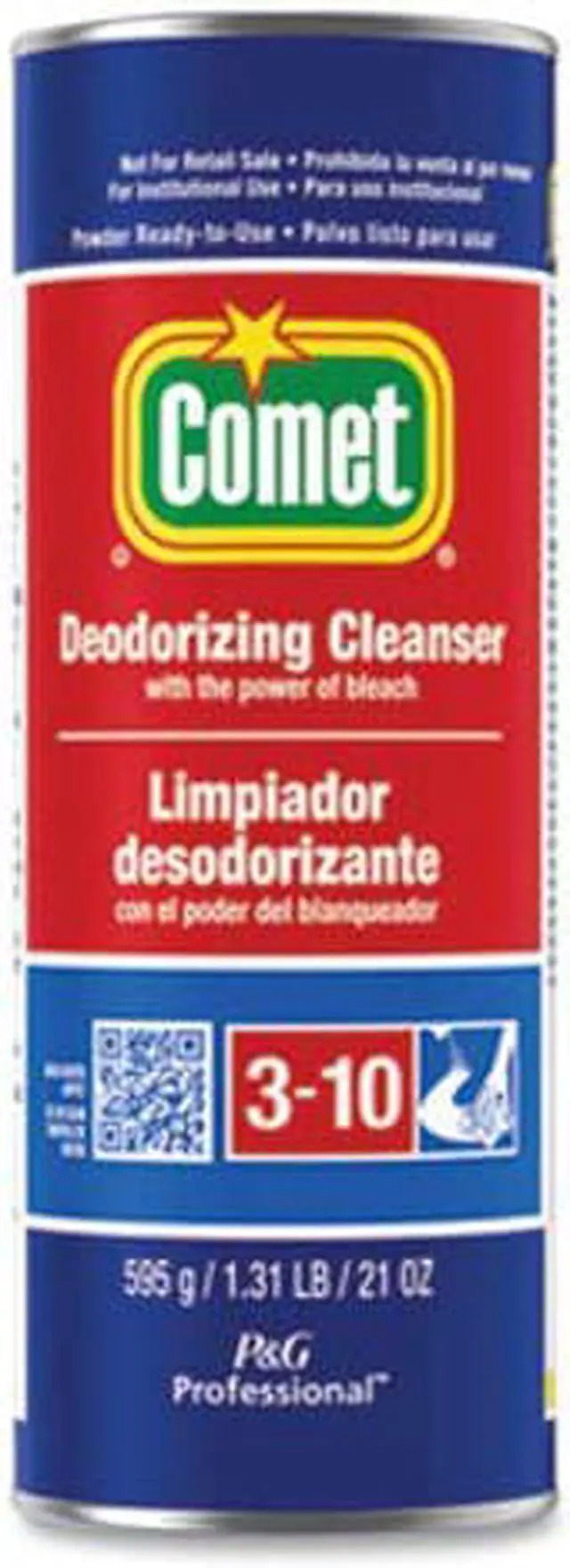 Alt view image 2 of 2 - Procter & Gamble 32987 21 oz Comet Powder Disinfectant Cleanser, Red Can Deodorizing - Case of 24