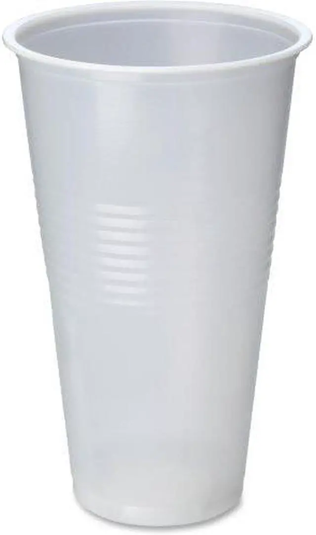 Alt view image 3 of 5 - Genuine Joe Translucent Cups 20oz. 50BG/CT Clear 10502