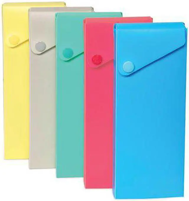 Alt view image 2 of 3 - C-Line Products Two-Pocket Heavyweight Poly Portfolio Folder, Yellow, 1/EA